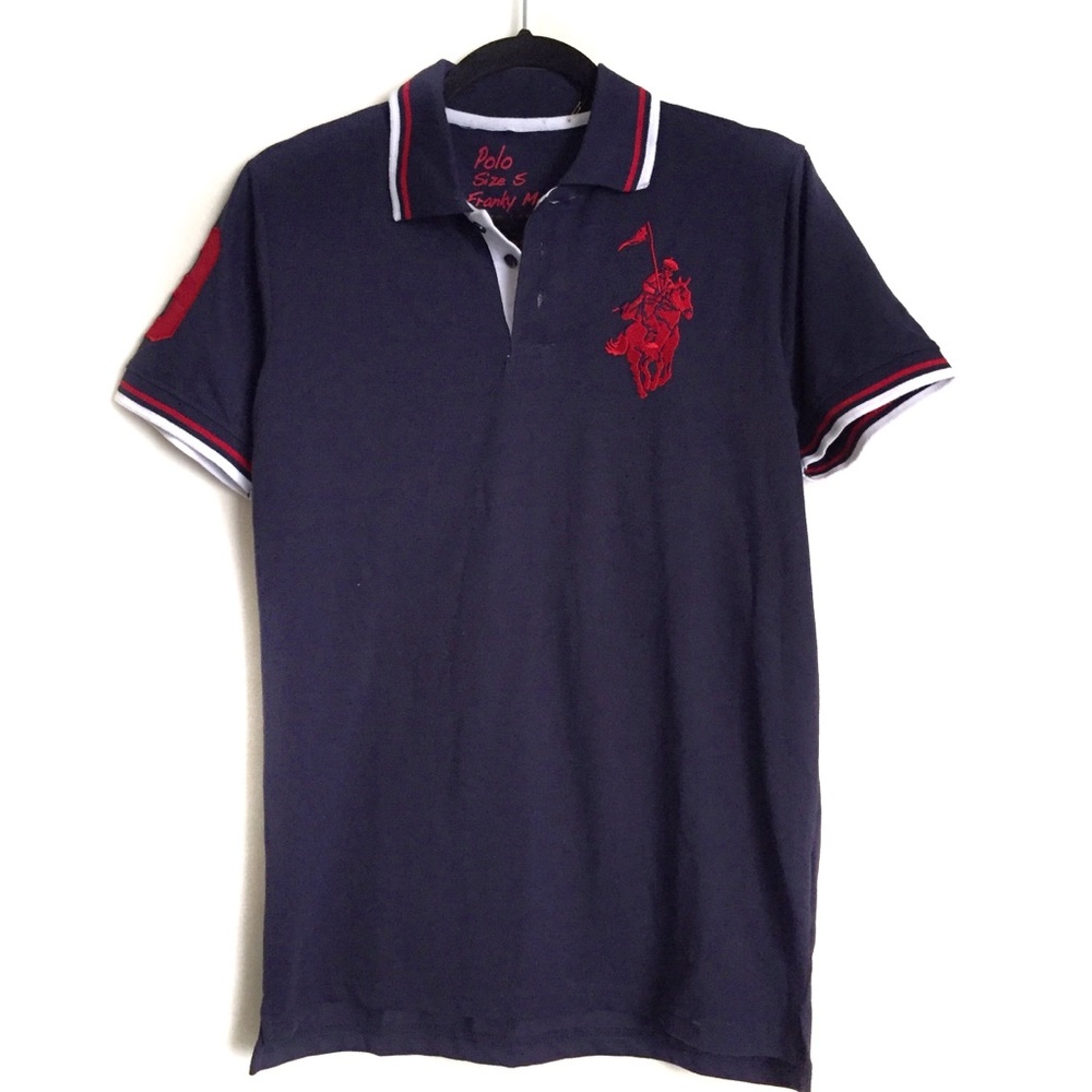Franky Max Polo Boy's Size S Blue